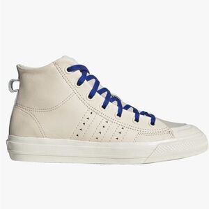 adidas Pharrell Williams Nizza Hi RF Shoes Men's, Beige, Size 9.5 FX8012 BNWOB